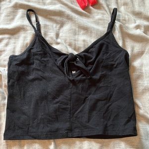 Pacsun, black tie crop top